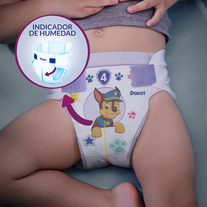 Dodot Pañales Bebé Activity, Talla 6 (13-18 kg), 116 Pañales, Hasta 12h de Protección Antifugas y Ajuste, Pack Mensual