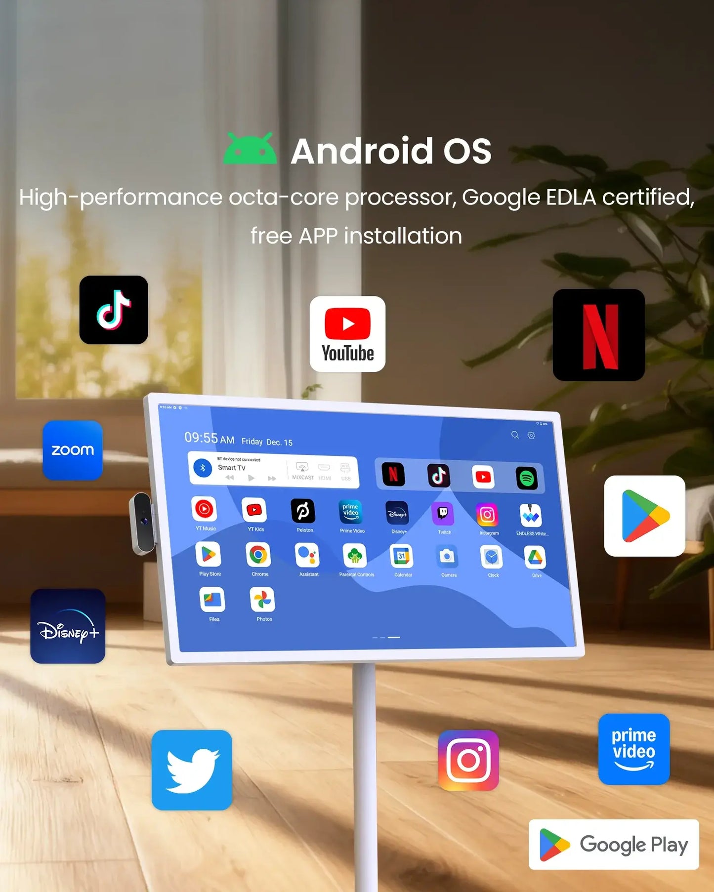 Apolosign 32" Smart Portable TV