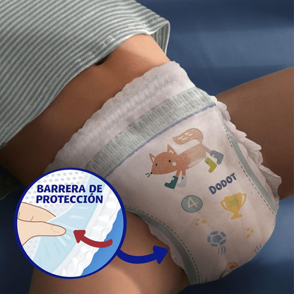 Dodot Diaper-Brief Activity Pants, Size 7 (17+ kg), 87 Diapers, With 360 Anti-Leak Fit Extra Soft